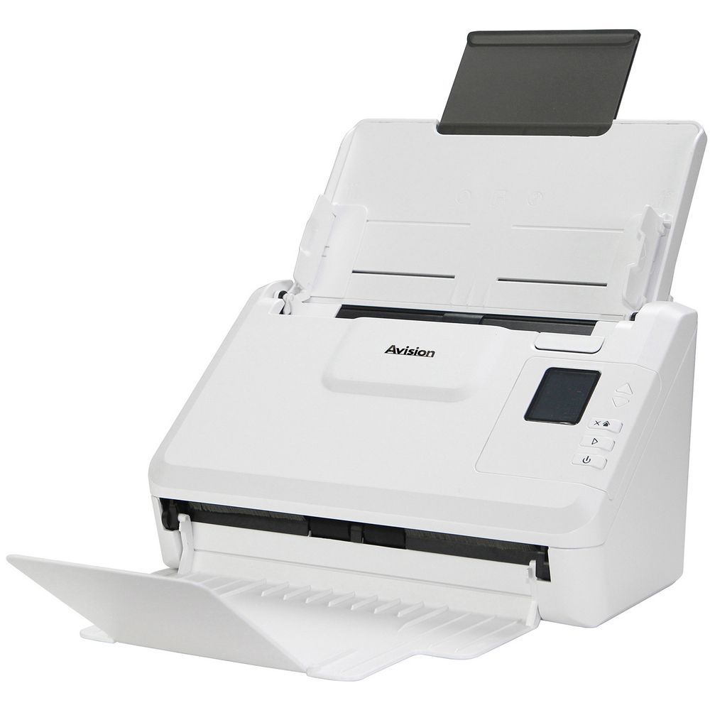 Avision Документ-сканер AD340GWN (протяжный, А4,40 стр./мин, CIS, дуплекс, автоподатчик 50 листов, 600 dpi, USB, Wi-Fi, RJ45)