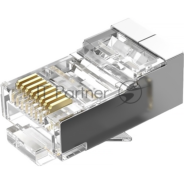 Коннектор Vention RJ45 (8p8c), FTP, cat. 6, под витую пару, экранированный (10шт.)