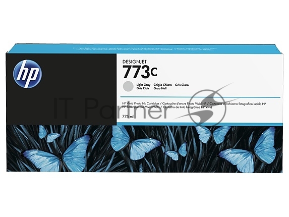Картридж струйный HP 773C (C1Q44A) светло-серый для HP Designjet Z6600/Z6800 (775мл)