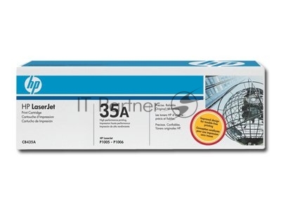 Картридж лазерный HP CB435A черный  для LJ P1005/P1006 1500стр.