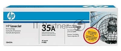 Картридж лазерный HP CB435A черный  для LJ P1005/P1006 1500стр.