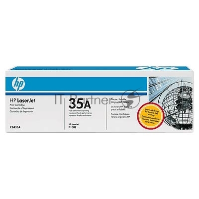 Картридж лазерный HP CB435A черный  для LJ P1005/P1006 1500стр.