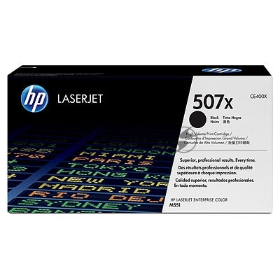Картридж лазерный HP 507X CE400X черный для CLJ M551/MFP M575 11000 стр.