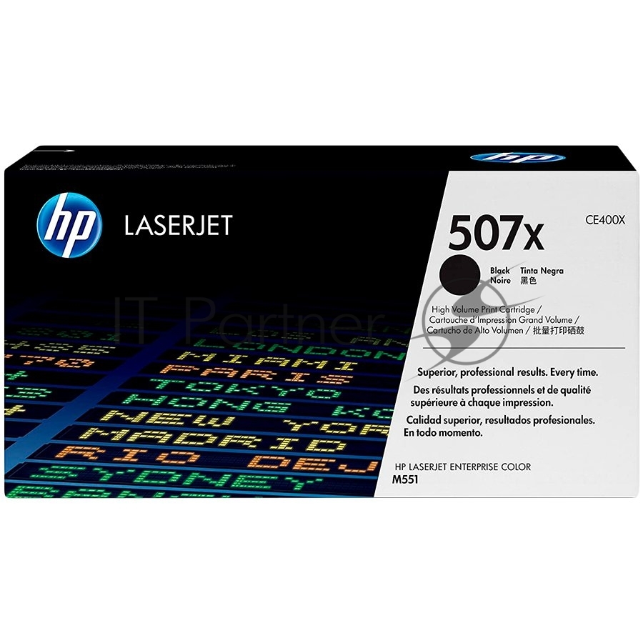 Картридж лазерный HP 507X CE400X черный для CLJ M551/MFP M575 11000 стр.