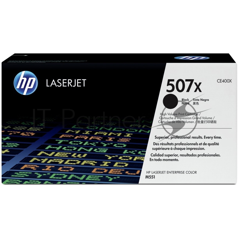 Картридж лазерный HP 507X CE400X черный для CLJ M551/MFP M575 11000 стр.