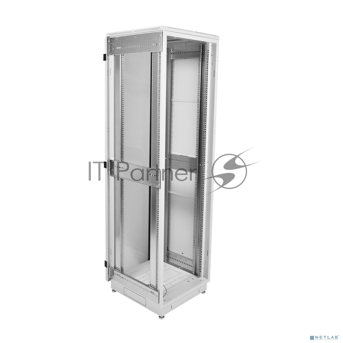 Шкаф телекоммуникационный напольный 42U (600x800) дверь перфорированная 2 шт. (3 места), [ ШТК-М-42.6.8-44АА ]