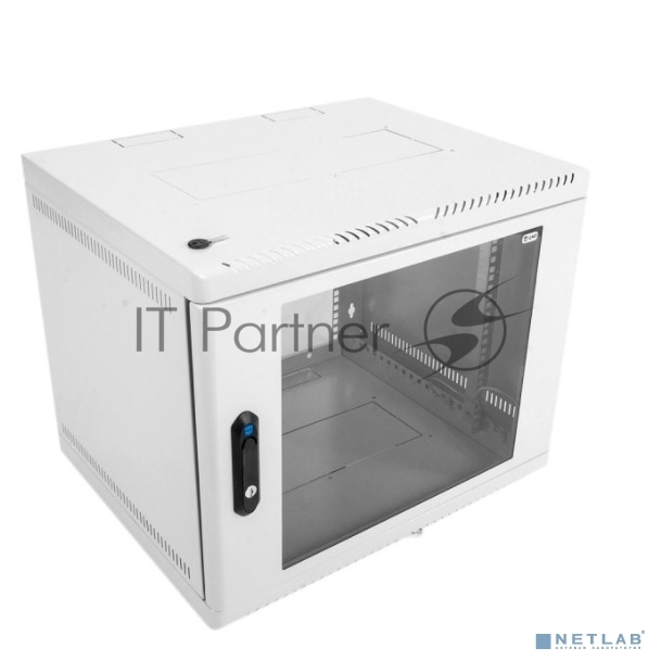 Шкаф телеком. настен, 6U, 600х480 дверь стекло (ШРН-6.480) (1 коробка)