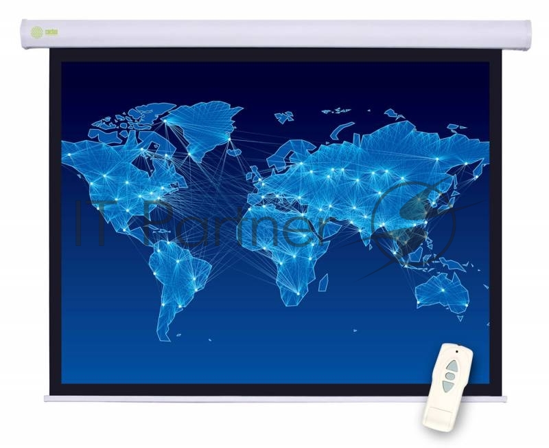 Экран Cactus 127x127см Motoscreen CS-PSM-127X127 1:1 настенно-потолочный рулонный белый