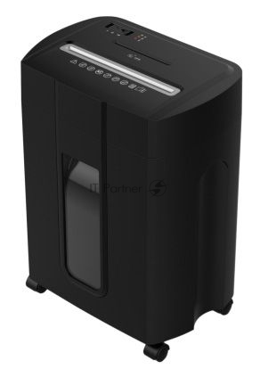 Шредер Office Kit S170-3.9x38 (секр.P-4)/фрагменты/16лист./22лтр./скрепки/скобы/пл.карты/CD
