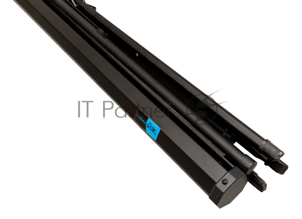 Экран 180x180см TriScreen 1:1 напольный рулонный ЧЕРНЫЙ 100'