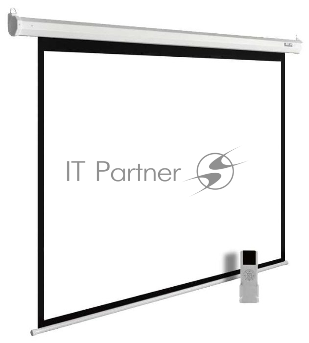 Экран Cactus 360x360см MotoExpert CS-PSME-360x360-WT 1:1 настенно-потолочный рулонный белый (моторизованный привод)