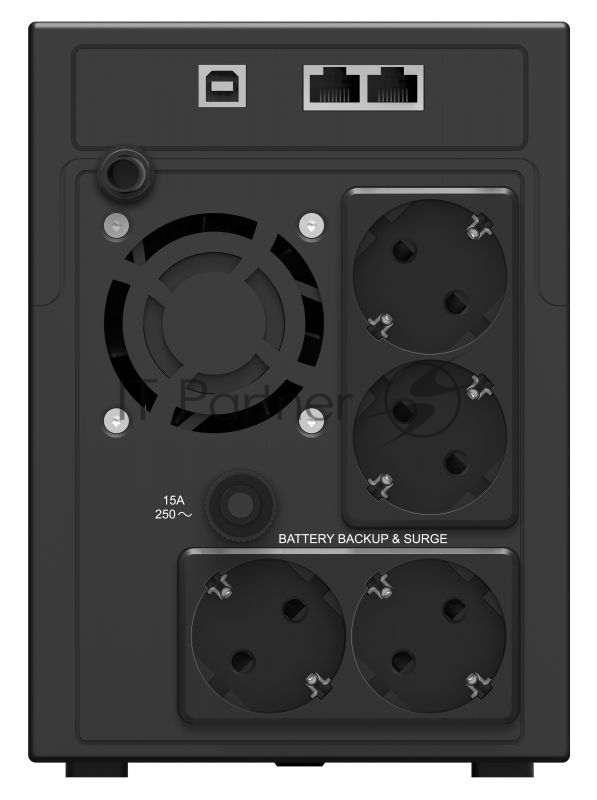 Источник бесперебойного питания Ippon Smart Power Pro II Euro 1200 720Вт 1200ВА черный