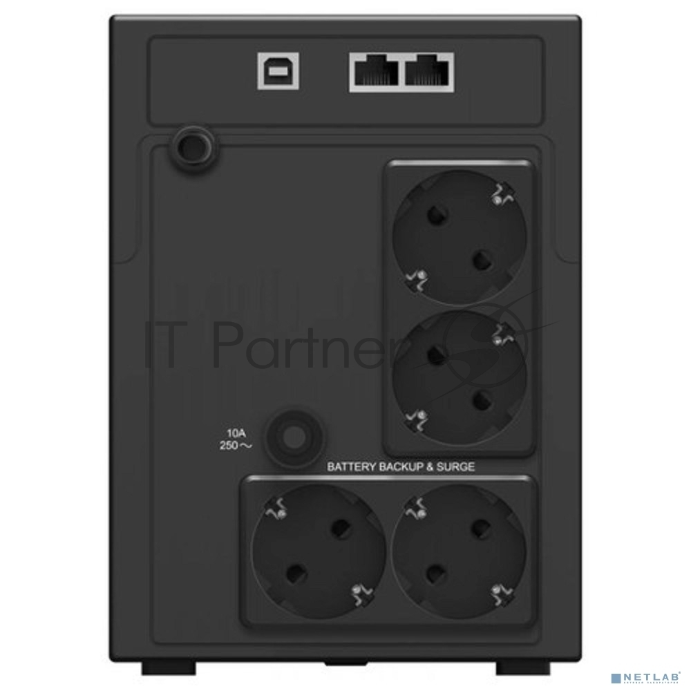 Источник бесперебойного питания Ippon Smart Power Pro II Euro 1200 720Вт 1200ВА черный