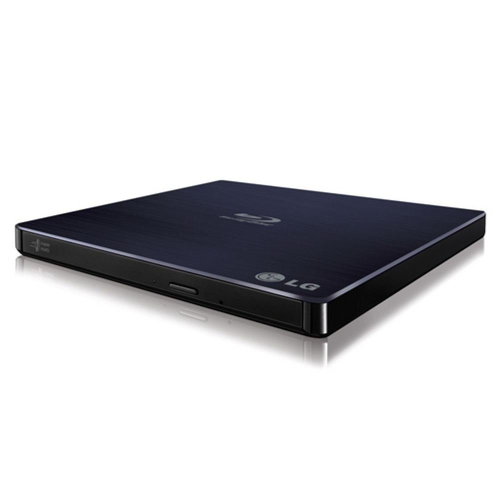 Blu Ray привод LG LG Blu-ray BD-RE DL External Slim ODD BP50NB40 USB 2.0, BD-R 6x, BD-R DL 6x, BD-RE 2x, DVD±R 8x, BP50NB40 DVD±RW 8/6x, DVD±R DL 6x, DVD-RAM 5x, CD-RW 16x, CD-R 24x, DVD-ROM 8x, CD 24x, M-DISC, BDXL, Black, Retail {10}