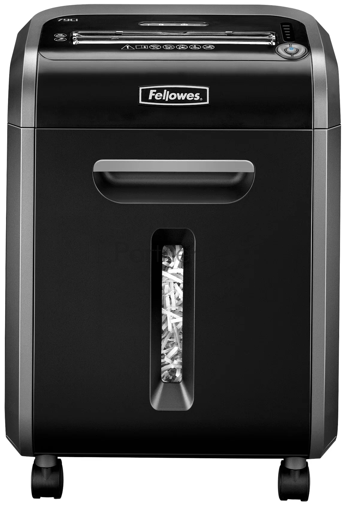 Шредер Fellowes PowerShred 79Ci (секр.P-4)/фрагменты/14лист./23лтр./скрепки/скобы/пл.карты/CD