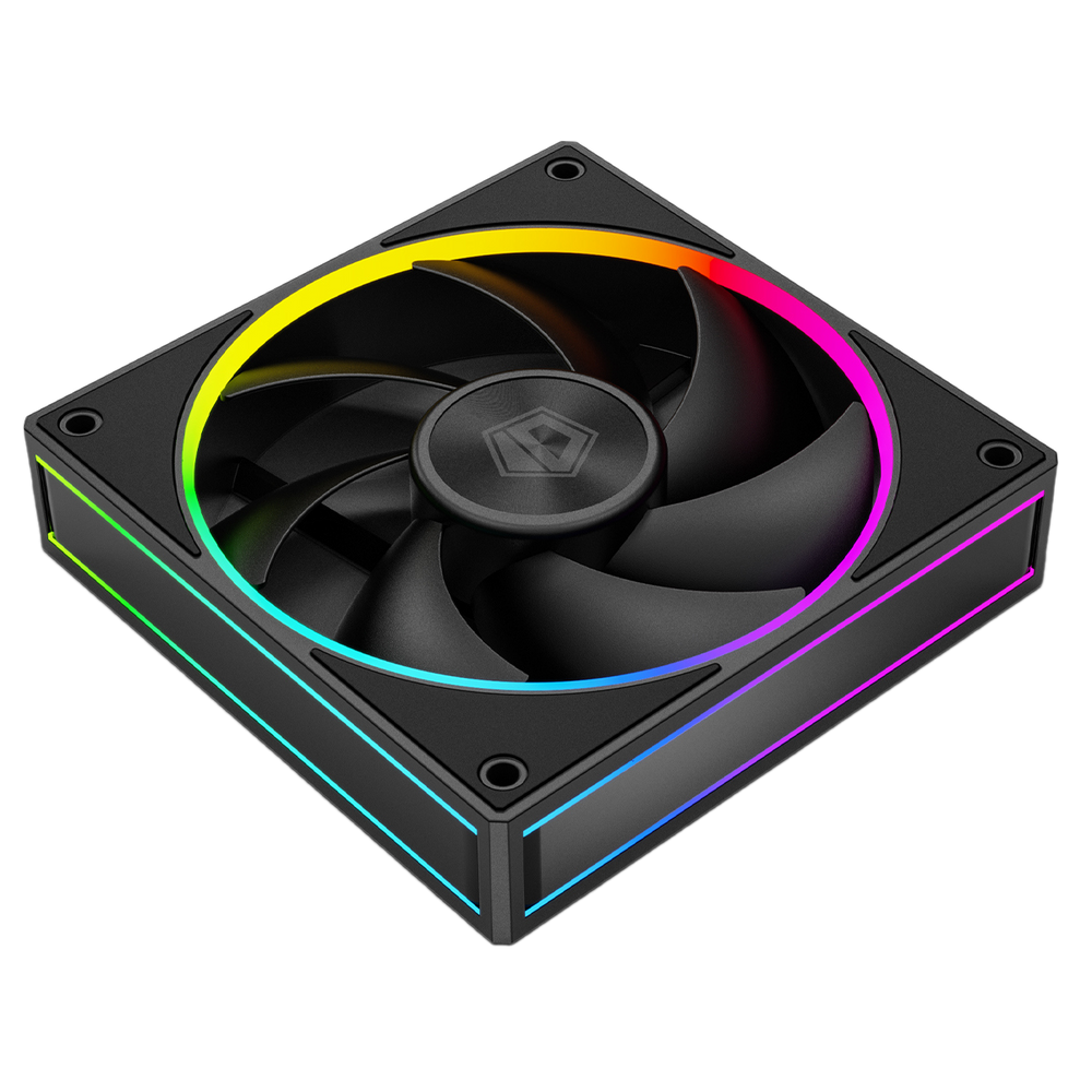 Вентилятор в корпус ID-Cooling AF-127-ARGB-K ARGB LED / Black / PWM