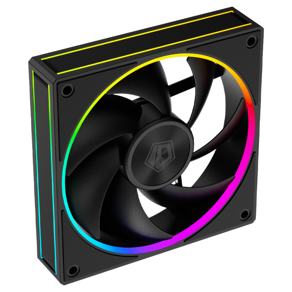 Вентилятор в корпус ID-Cooling AF-127-ARGB-K ARGB LED / Black / PWM
