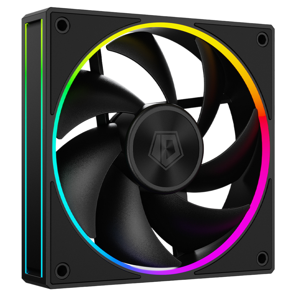 Вентилятор в корпус ID-Cooling AF-127-ARGB-K ARGB LED / Black / PWM