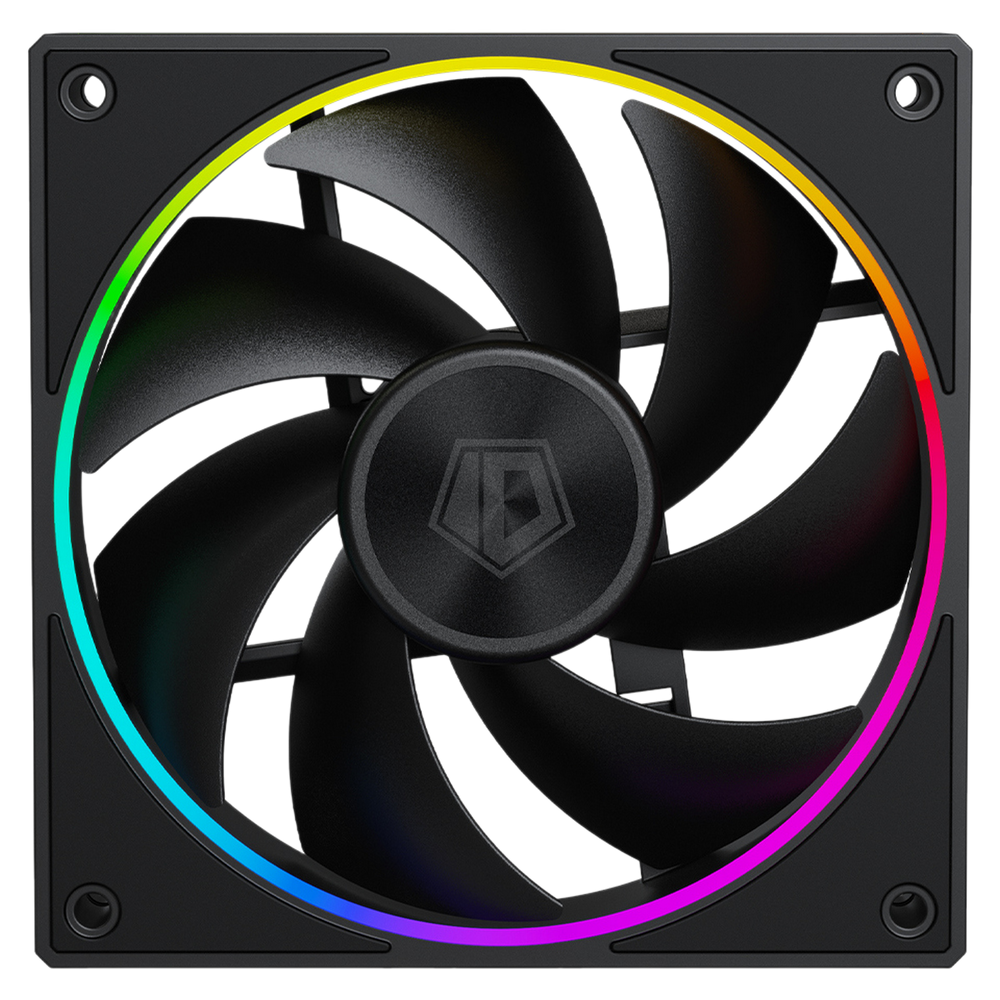 Вентилятор в корпус ID-Cooling AF-127-ARGB-K ARGB LED / Black / PWM