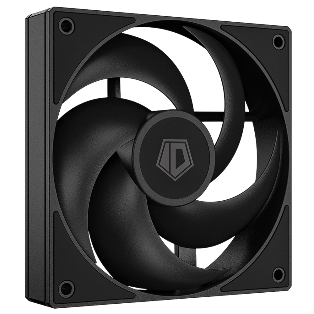 Вентилятор в корпус ID-Cooling AS-120-K BLACK / PWM / Silent