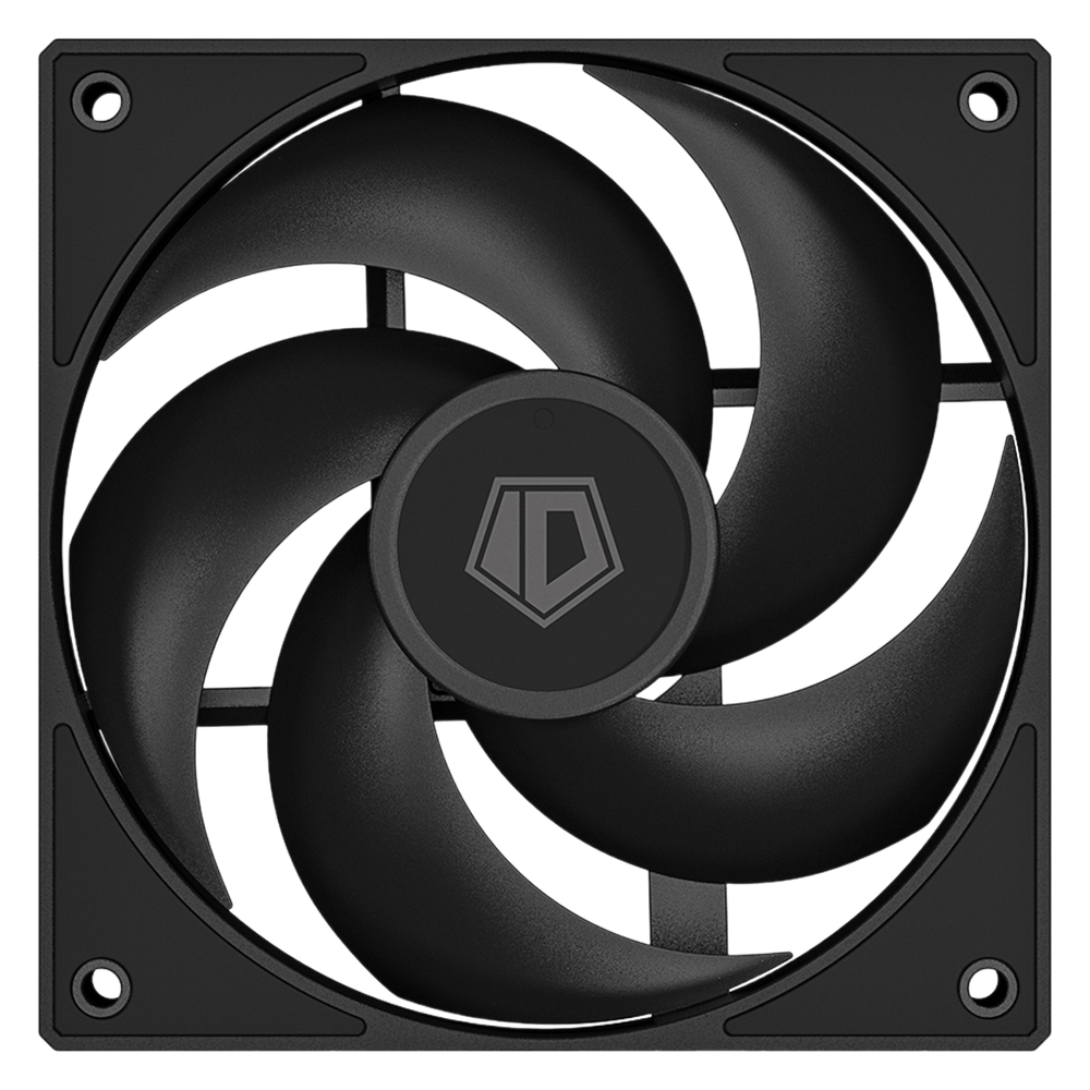 Вентилятор в корпус ID-Cooling AS-120-K BLACK / PWM / Silent