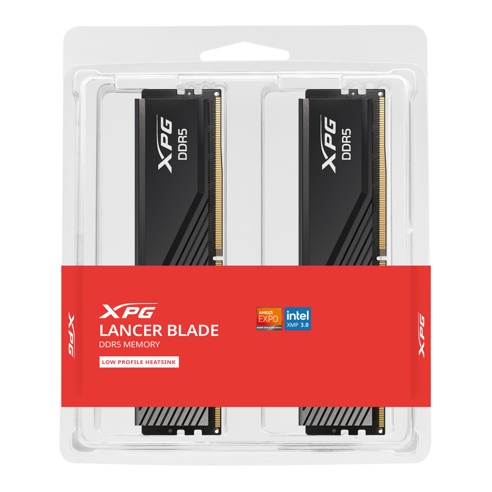 Модуль памяти ADATA 32GB DDR5 RGB 6000 (PC5 48000) DIMM XPG Lancer Blade black kit 2*16, 1.35V, CL34