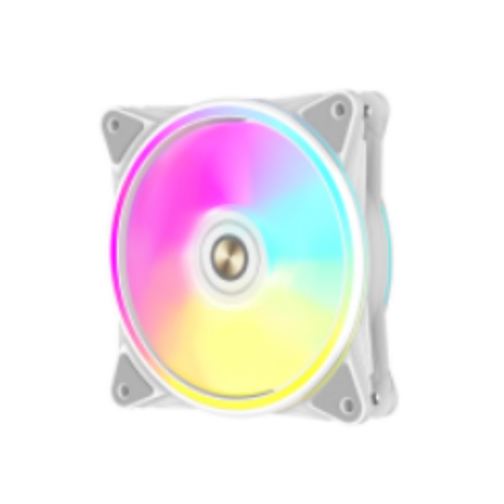 Bad Pack Вентилятор в корпус ALSEYE HALO PRO W FAN 120mm, hydraulic,800~2100rpm, max 51.87CFM, max 26dBA, ARGB. PWM, White, RTL