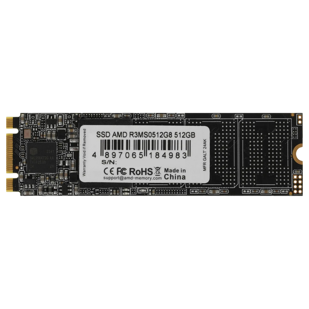 Твердотельный накопитель SSD AMD Radeon M2.2280 512GB R3 Series