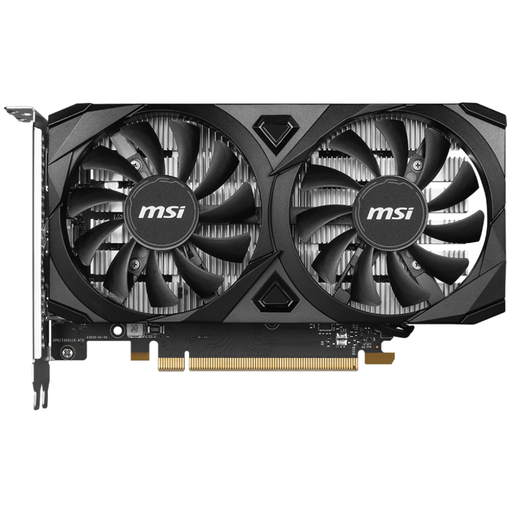 Видеокарта MSI RTX3050 VENTUS 2X E OC 6GB GDDR6 96bit 2xDP HDMI 2FAN RTL