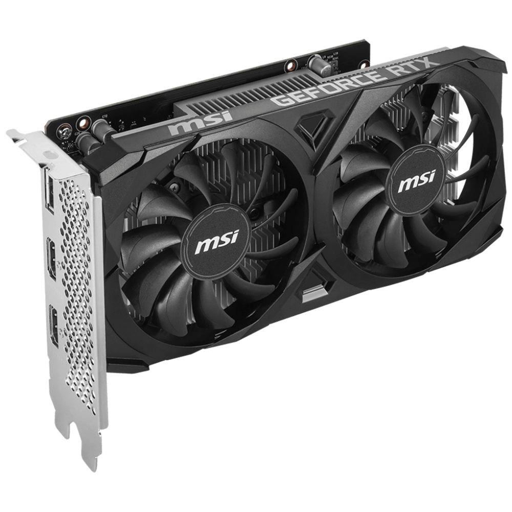 Видеокарта MSI RTX3050 VENTUS 2X E OC 6GB GDDR6 96bit 2xDP HDMI 2FAN RTL
