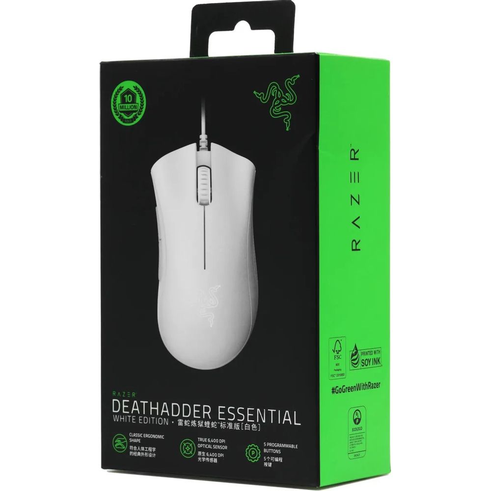 Мышь Razer DeathAdder Essential White Edition