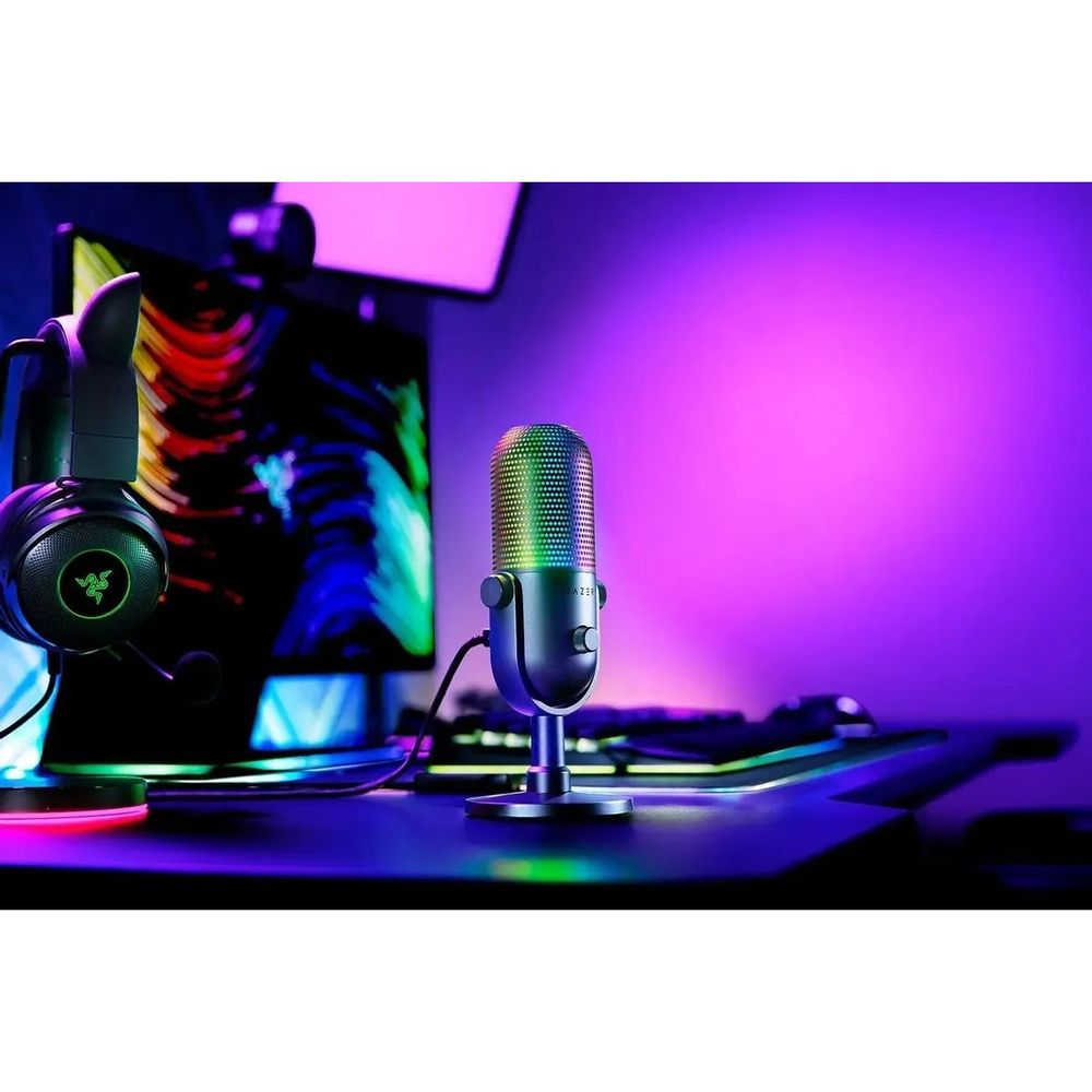 Микрофон Razer Seiren V3 Chroma RGB USB Microphone with Tap-to-Mute