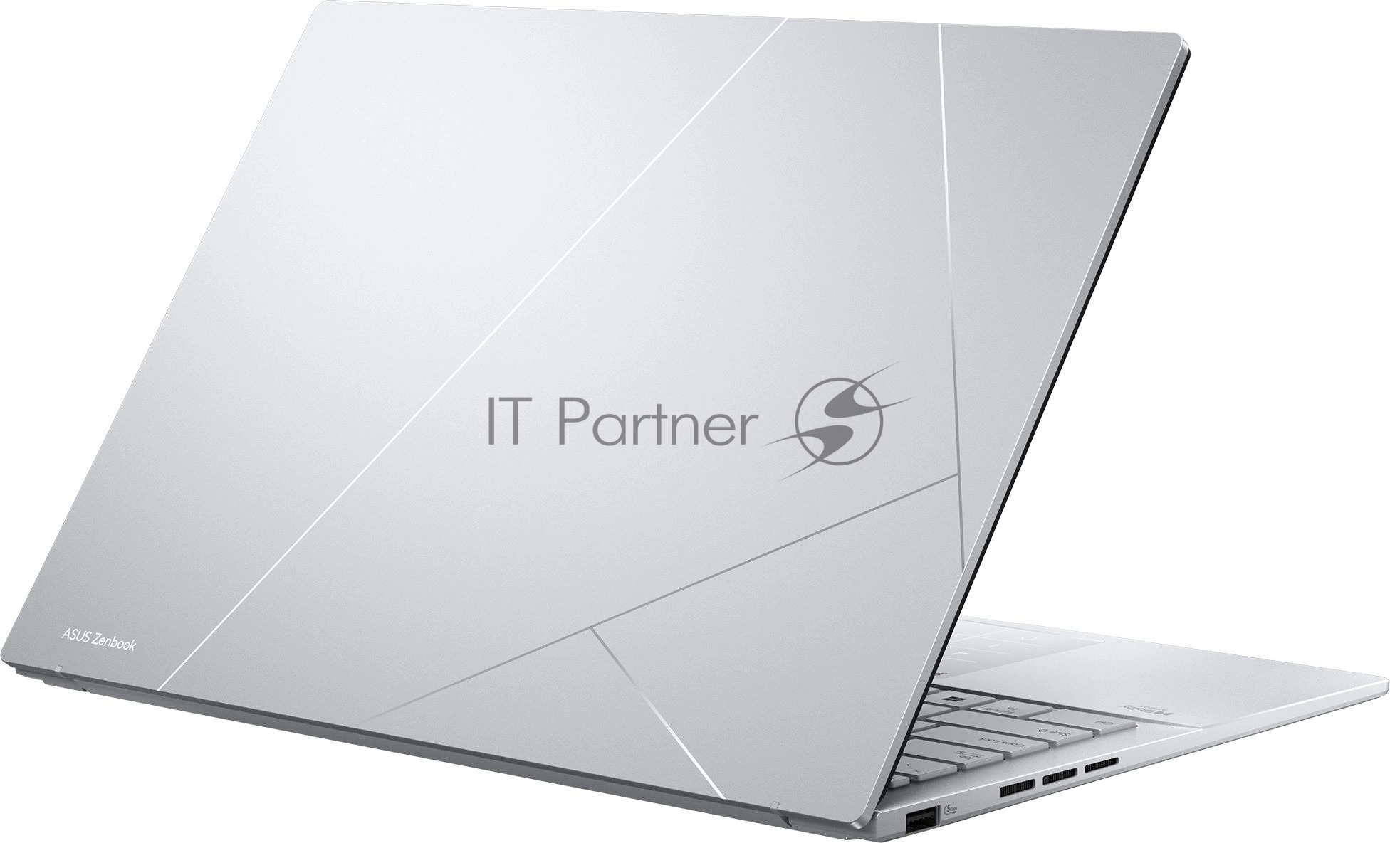 Ноутбук Asus Zenbook 14 OLED UX3405MA-QD1017 серебристый 90NB11R2-M01UC0 Core Ultra 9 185H 32Gb SSD512Gb Intel Arc 14″ OLED FHD+ (1920×1200) noOS WiFi BT Cam Bag