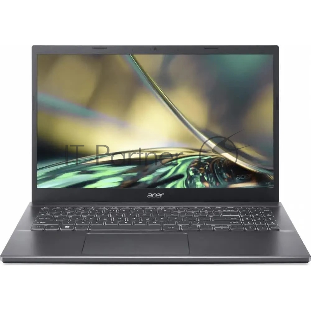 Ноутбук Acer Aspire 5 A515-57-5705 серый 15.6″(1920×1080 (матовый) IPS)/Intel Core i5 12450H(2Ghz)/16384Mb/1024PCISSDGb/noDVD/Int:Intel HD/Cam/BT/WiFi/50WHr/war 1y/1.76kg/Iron/Win11Pro
