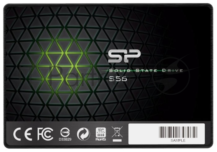 Накопитель SSD Silicon Power S56,120GB  2.5″, SATA III [R/W — 560/530 MB/s] TLC